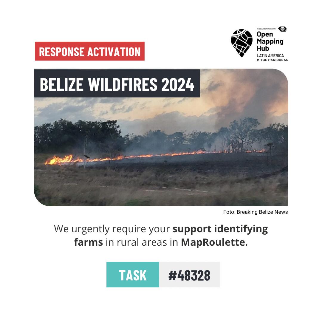 🇧🇿🌳🔥 Join the Belize Response Activation on MapRoulette!

Help us identify farms in rural areas affected by wildfires in the Cayo and Toledo Districts. ➡️ bit.ly/3xi7ybd

#OpenStreetMap #Humanitarian #Belice