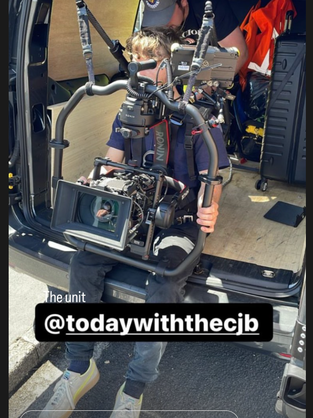 Last day yesterday for Death of the House Party, hanging out a van getting the closing tracking shot of the film #independentfilm #cinematography #ronin2 #ursamini #liverpoolfilm