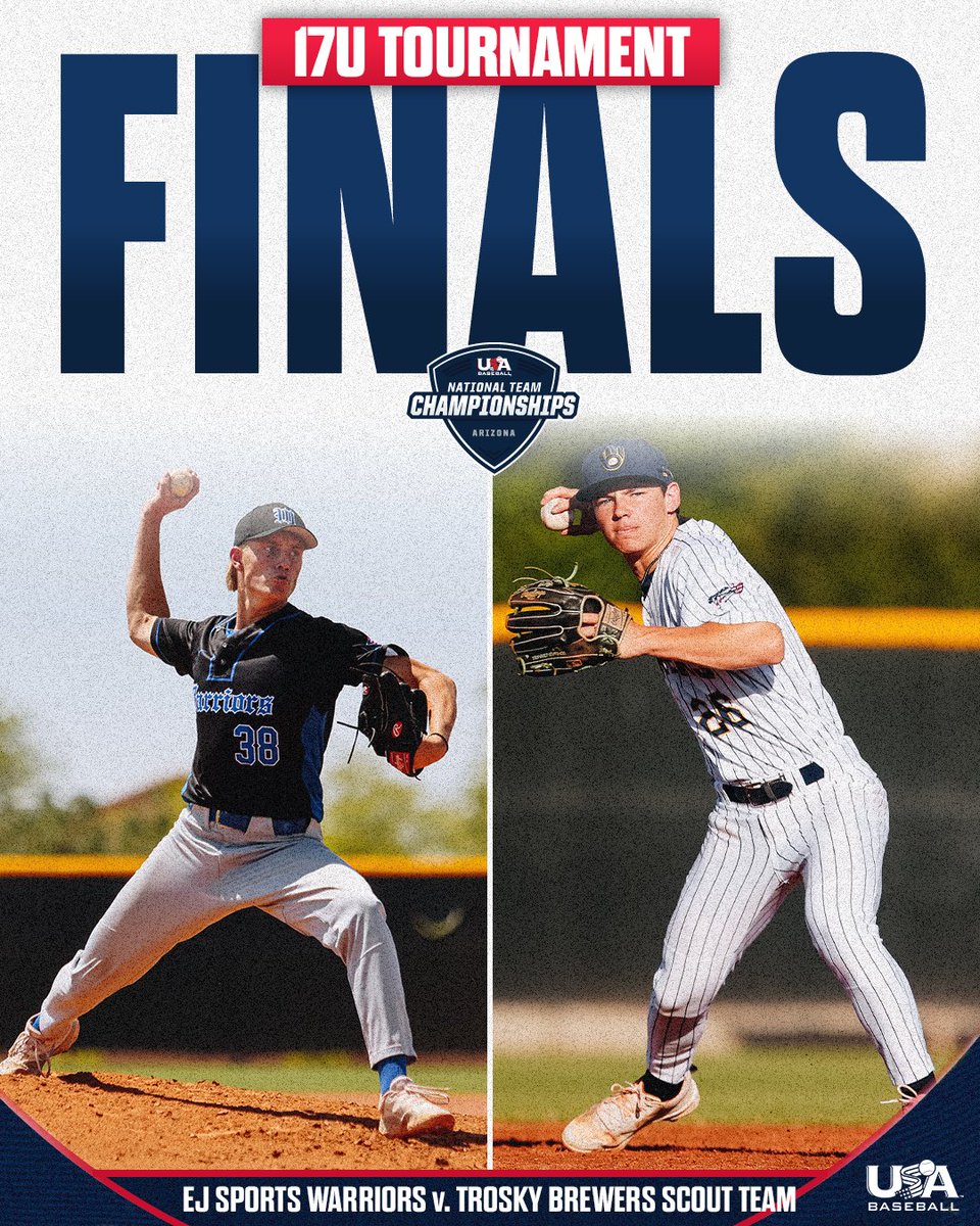 USABChamps_AZ's tweet photo. It all comes down to this 🏆

@ejsportselite 🆚 @TroskyTeams 

Follow along the Gold Medal Game ⬇️ 
📊: https://t.co/LOFOlqEzR9 
📝: https://t.co/UFnHTBoqNt https://t.co/6llrp9aao1