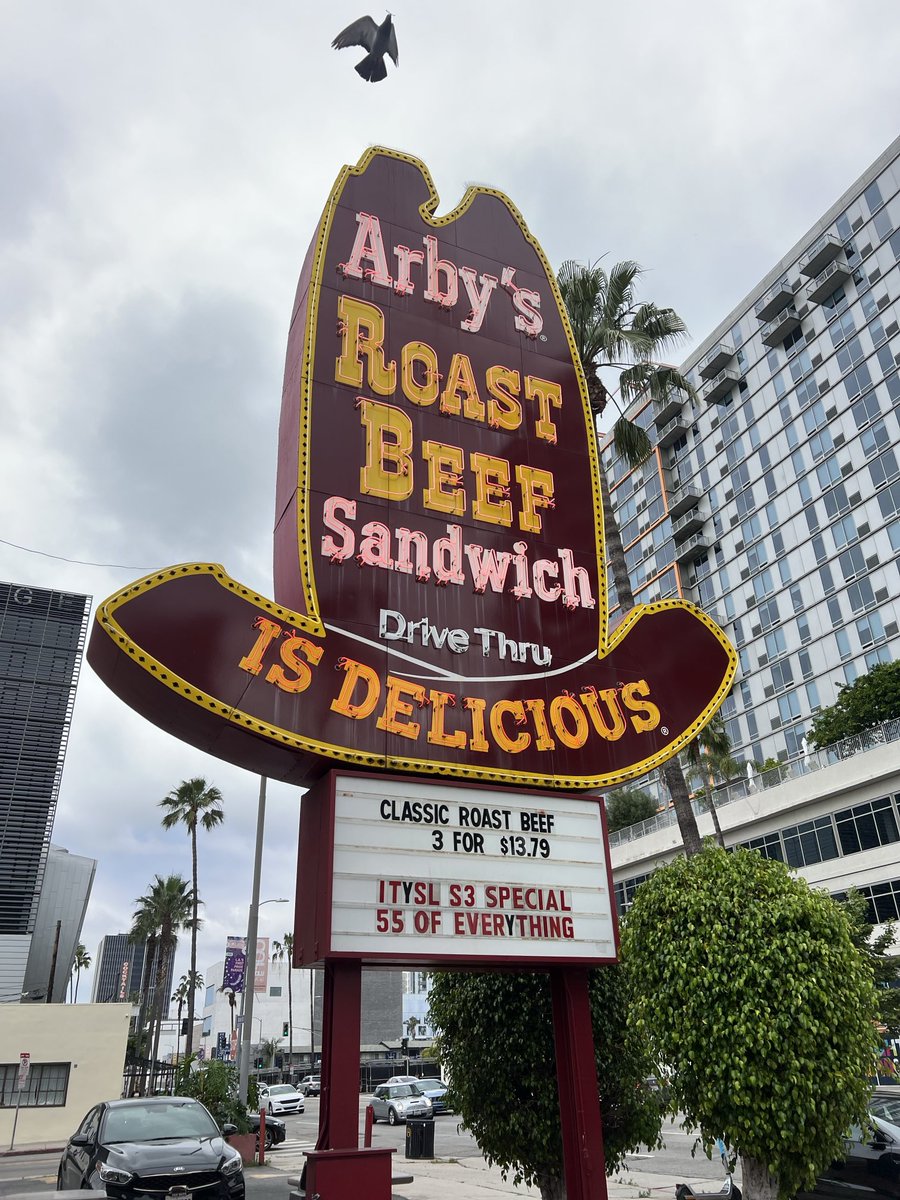 RIP to the Sunset Blvd Arby’s. An icon and an “I Think You Should Leave” fan. Truly a travesty for Hollywood.