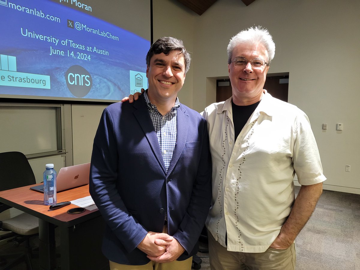 Krische Lab (@krischelab) on Twitter photo Wonderful to witness the visionary science of our Distinguished Alumni Speaker (and former postdoc), Professor Joseph Moran! <a href="/MoranLabChem/">Joseph Moran</a> Wonderful to witness the visionary science of our Distinguished Alumni Speaker (and former postdoc), Professor Joseph Moran! <a href="/MoranLabChem/">Joseph Moran</a>