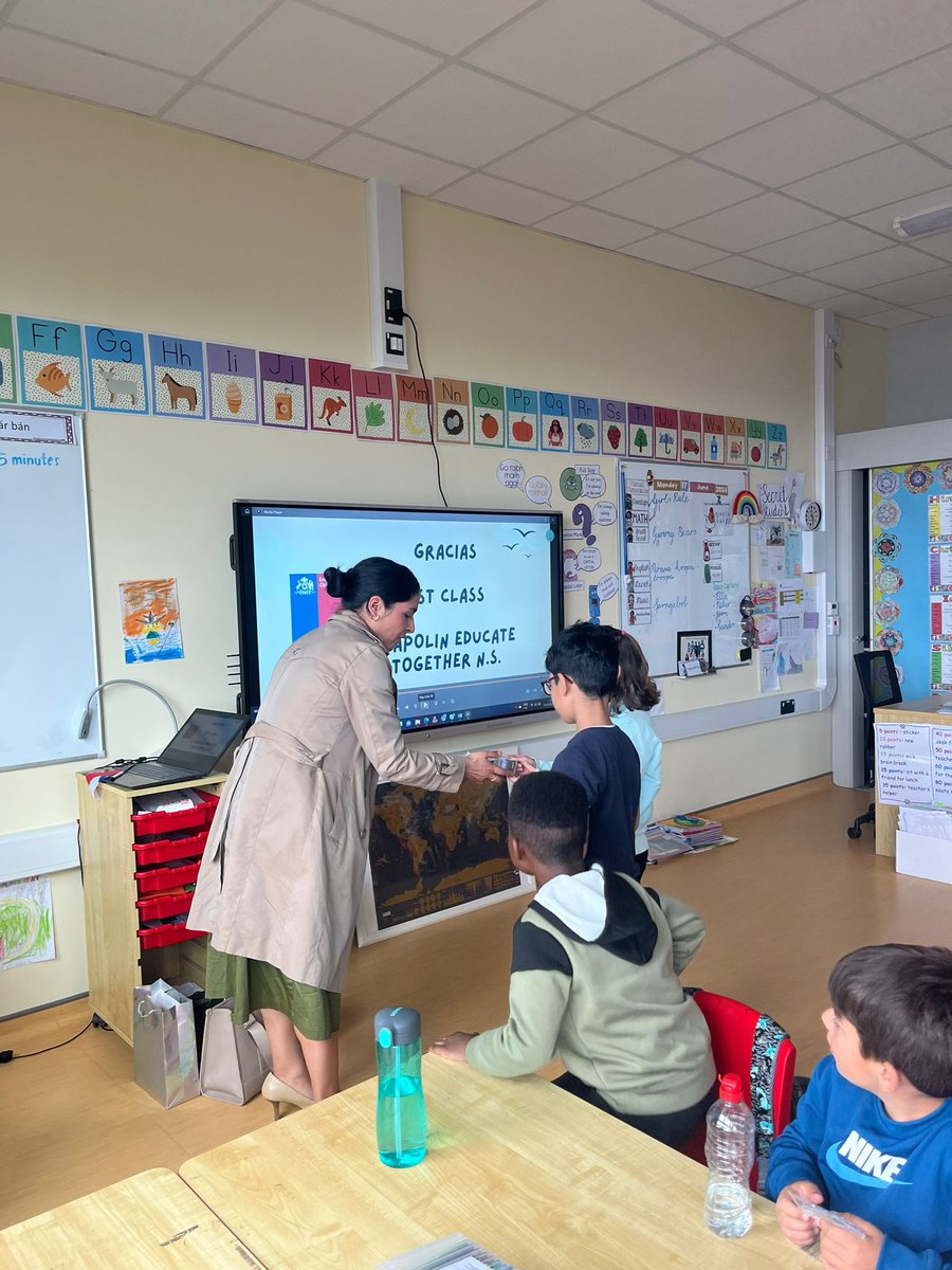 Stapolin ETNS (@stapolinetns) on Twitter photo Our Annual Intercultural Week kicked off in fine style today with a visit from a representative from the Chilean Embassy ๐จ๐ฑ๐จ๐ฑa huge thank you to Pilar who visited and spoke to our First Classes. Such an interesting morning for them๐๐
<a href="/EducateTogether/">Educate Together</a> Our Annual Intercultural Week kicked off in fine style today with a visit from a representative from the Chilean Embassy ๐จ๐ฑ๐จ๐ฑa huge thank you to Pilar who visited and spoke to our First Classes. Such an interesting morning for them๐๐
<a href="/EducateTogether/">Educate Together</a>