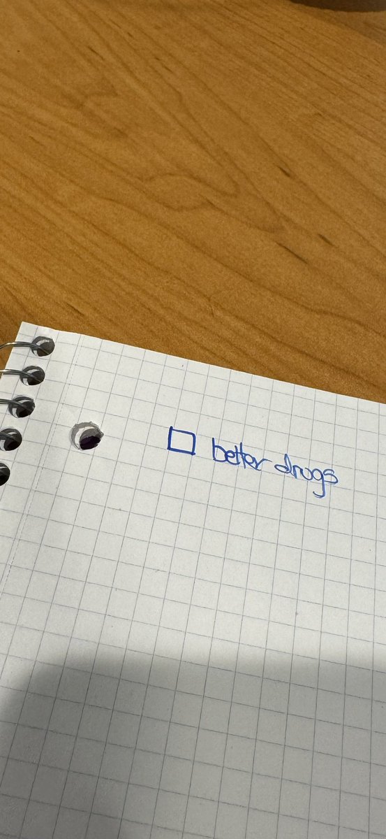 I needed a new notebook and found a partially used one on my bookshelf. The last page w writing on it just said