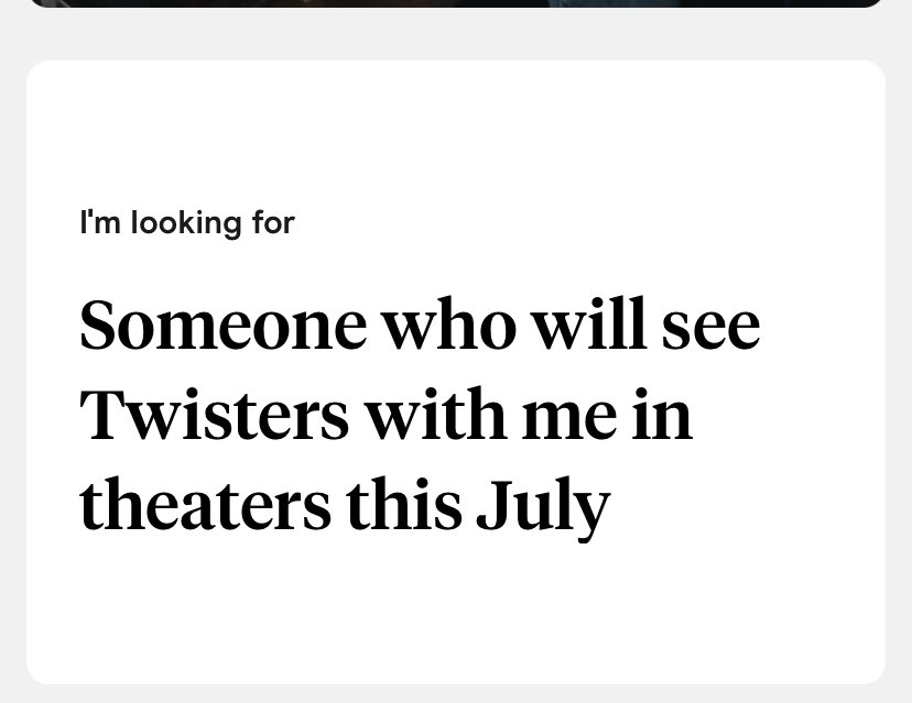 Finally asking for what I want