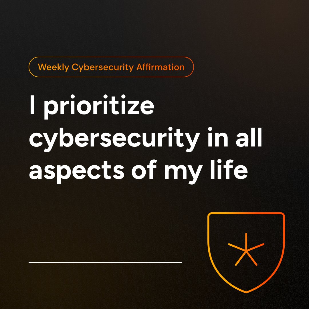 Prioritizing cybersecurity isn't just for the workplace. From strong passwords to cautious clicks, staying safe online is a 24/7 commitment! Stay vigilant, protect your data, and ensure a safer digital world for yourself and your loved ones. 

#CyberSecurity #StaySafeOnline