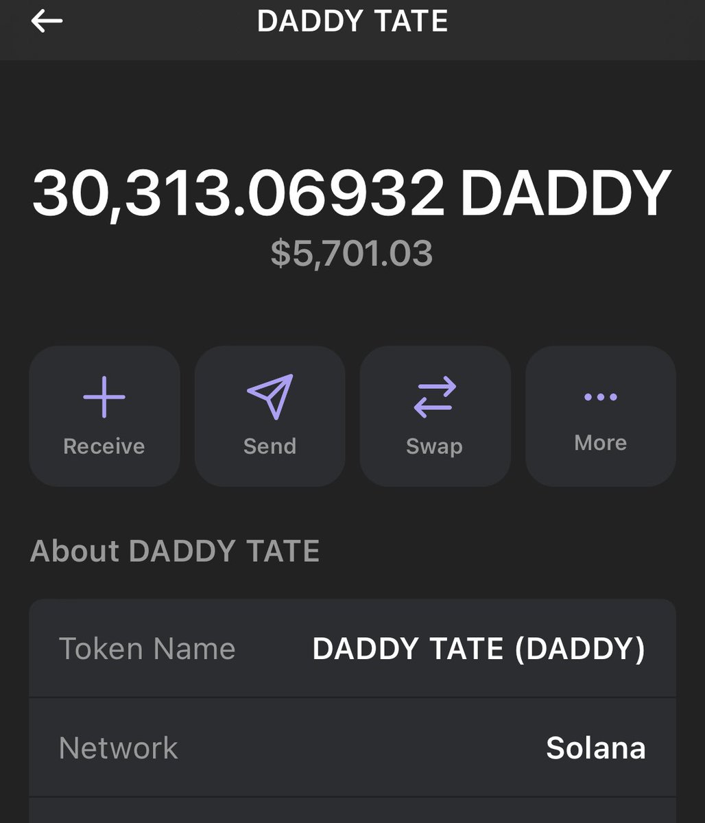 YAbuSamaha99's tweet photo. @TateTheTalisman Double it its just 5k. 

d4UcEgtTBg5NpJS4pFtfGjarFdqhGbxagTsC7q1ebFz https://t.co/yOpXRUpOlX