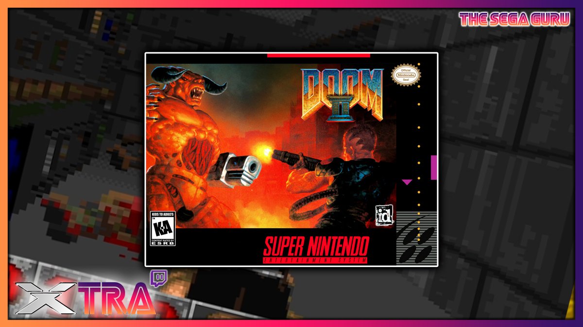 #Doom 2 for the Super #Nintendo is now here

Thanks to the awesome work by <a href="/RealSunlitSpace/">Sunlit</a> and also the source code for the #SNES version of Doom, thanks to the legend <a href="/RandalLinden/">Randy Linden</a> 

youtu.be/nV-SGkR45LQ 👀

Catch it now on my second channel! Full demo playthrough.