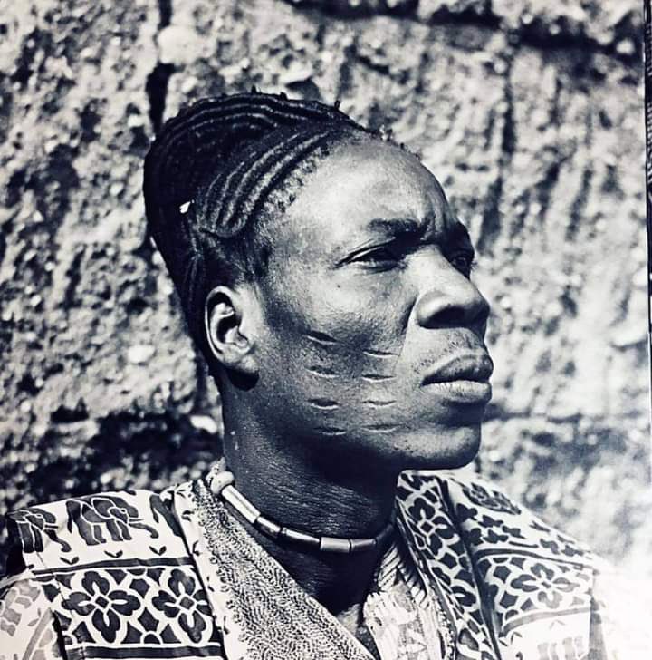 c.1950s- Yoruba Sango worshipper from Oyo, Nigeria.

Photographed by Pierre Verger