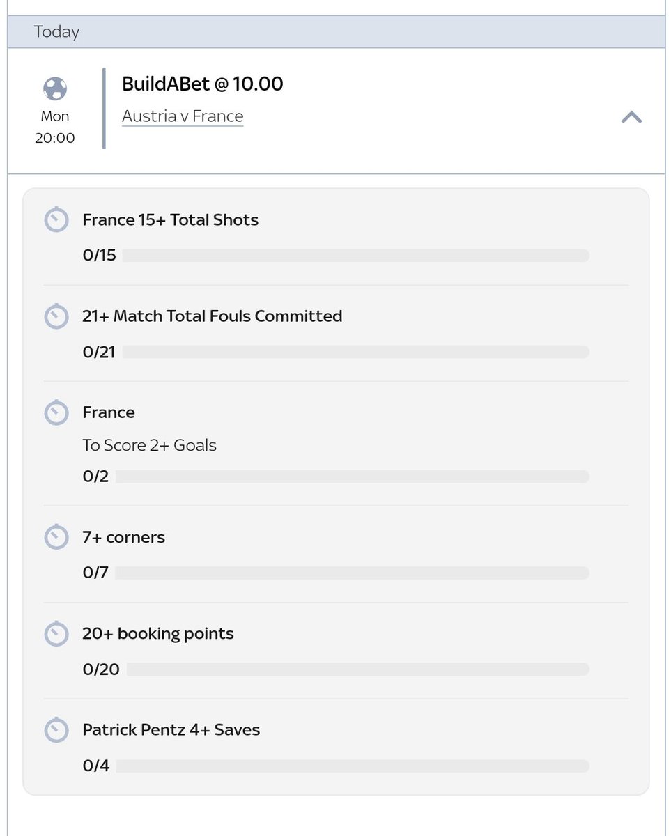 NinetyMinTips's tweet image. Austria v France 

10.00 

#EURo2024 #Austria #France