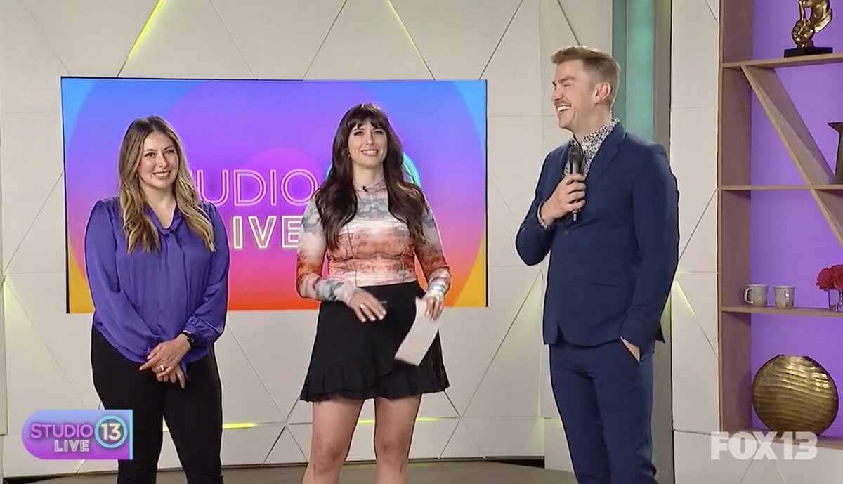 Happy Monday! I was on <a href="/Studio13onFOX/">Studio 13 Live</a>  <a href="/fox13seattle/">FOX 13 Seattle</a>, today, with the lovely <a href="/carlyhenderson_/">Carly Henderson</a> and <a href="/mireya_g/">Mireya Garcia</a>. Good times! 😎See you #Seattle fans at <a href="/Jazz_Alley/">Dimitriou's Jazz Alley</a> this Tues. and Wed. night. 
----
#happymonday #Seattleevents #musicianslife #Studio13Fox #TVappearance
