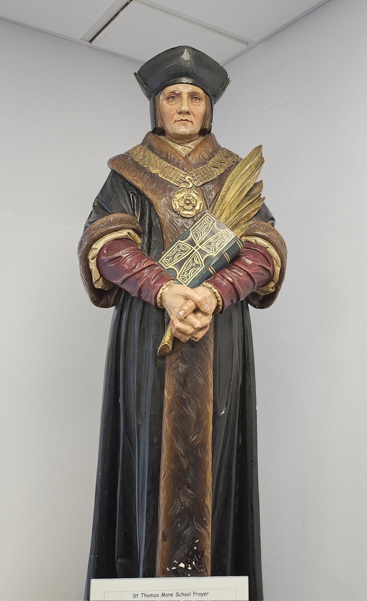 It's the feast of St Thomas More this week so what better time to visit my old school <a href="/STMBedford/">St Thomas More Secondary and VI Form</a> with @AHLGould and <a href="/maxine_coaching/">Maxine Howells</a> to talk about training to teach with <a href="/_BSTP/">Beds Schools' Training Partnership</a> ? Thanks to everyone who came to see us and to STM staff for organising. #traintoteach