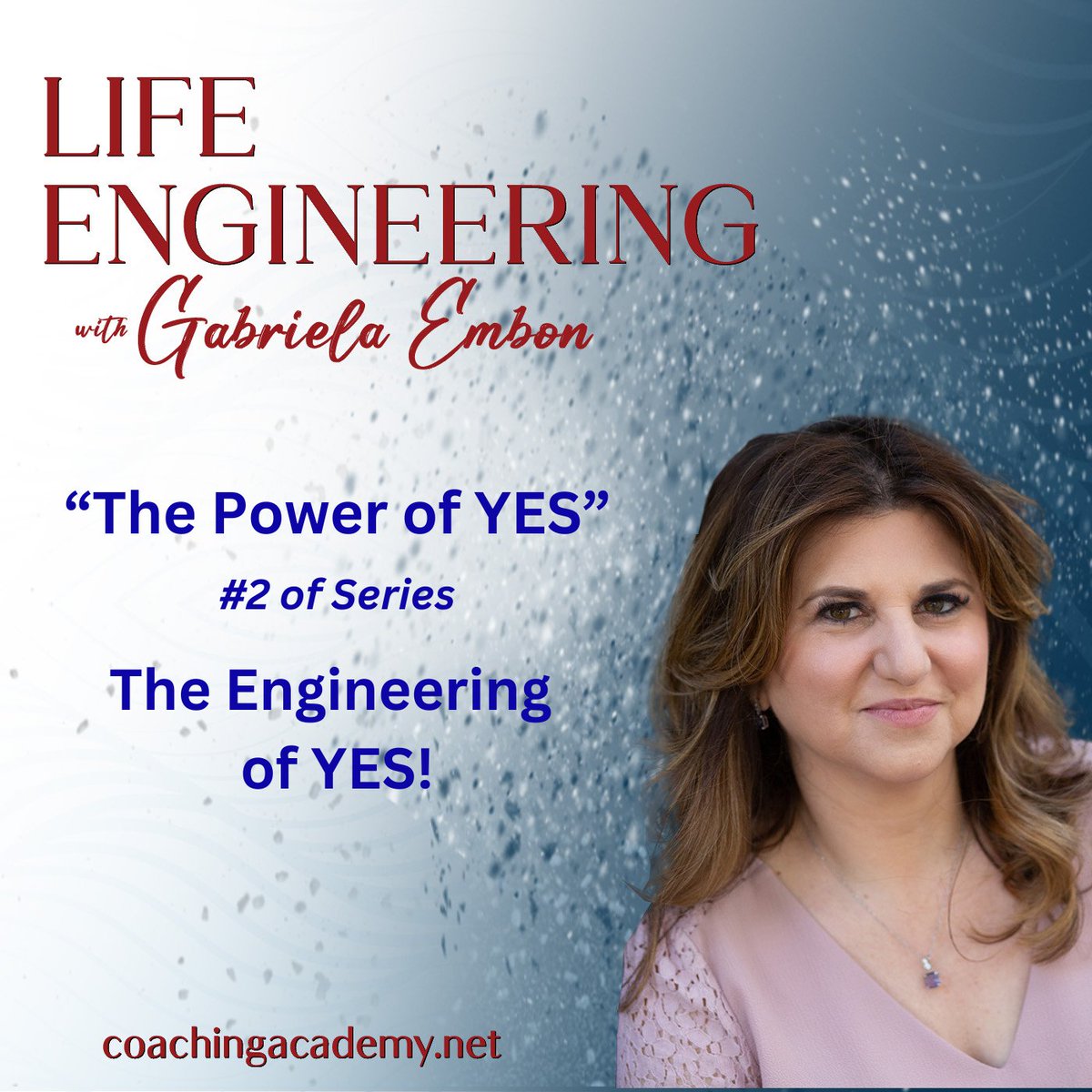 Transformnet's tweet image. Second in &quot;The Power of YES&quot; series Tuesday 6/18 at 11am PT ow.ly/bi5R50Shicv #lifeengineering #gabrielaembon #drpatpresents #thepowerofyes