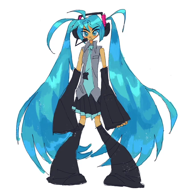 Really old miku drawing! 