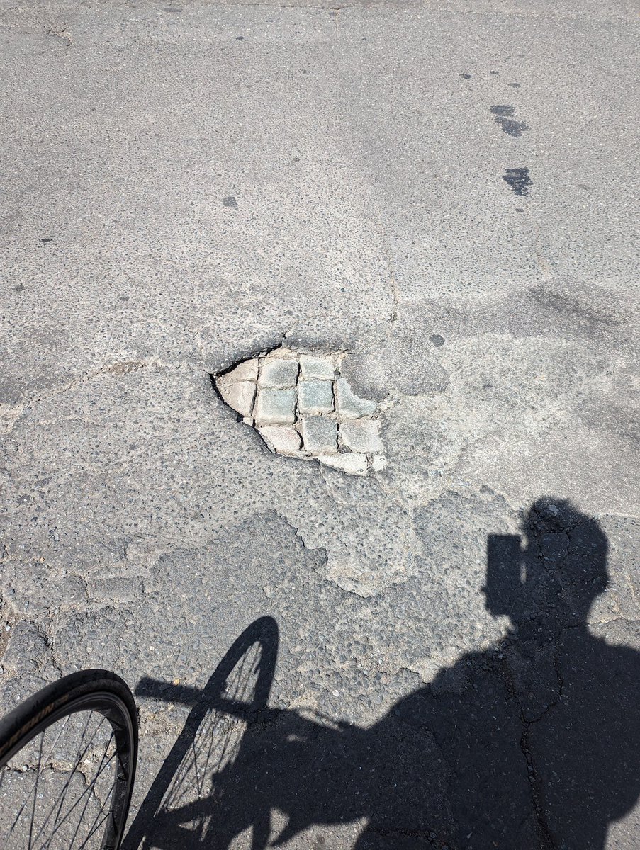 Some potholes are quite interesting.