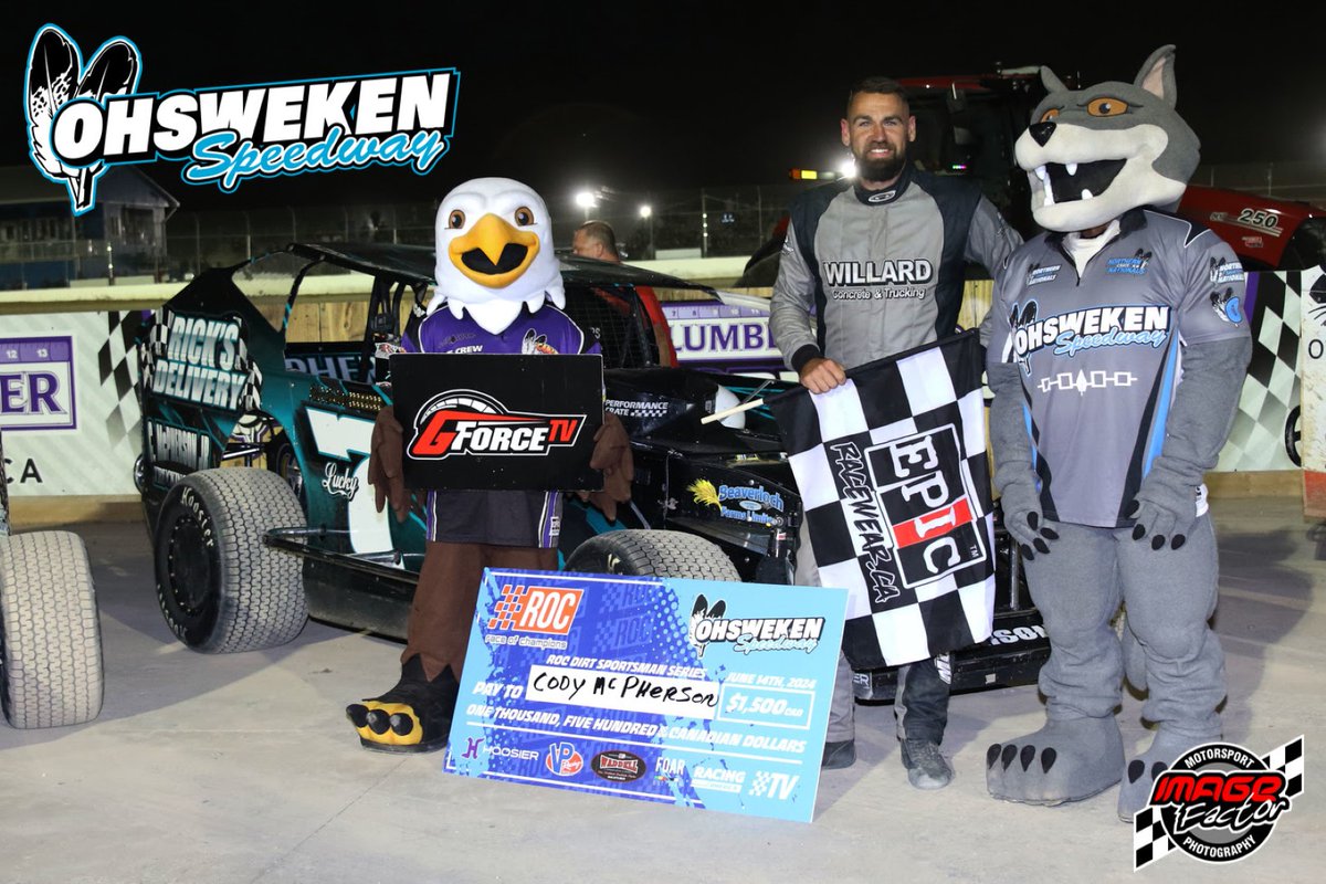Inside_Track's tweet image. The Race Of Champions Sportsman Shootout at Ohsweken Speedway took place on Friday, where Cody McPherson, Dylan Westbrook, Brent Begolo, Ron Loggie, and Wayde Thorne took A-Main wins.
insidetracknews.com/mcpherson-west…
#BrentBegolo #CodyMcPherson #DylanWestbrook #OhswekenSpeedway