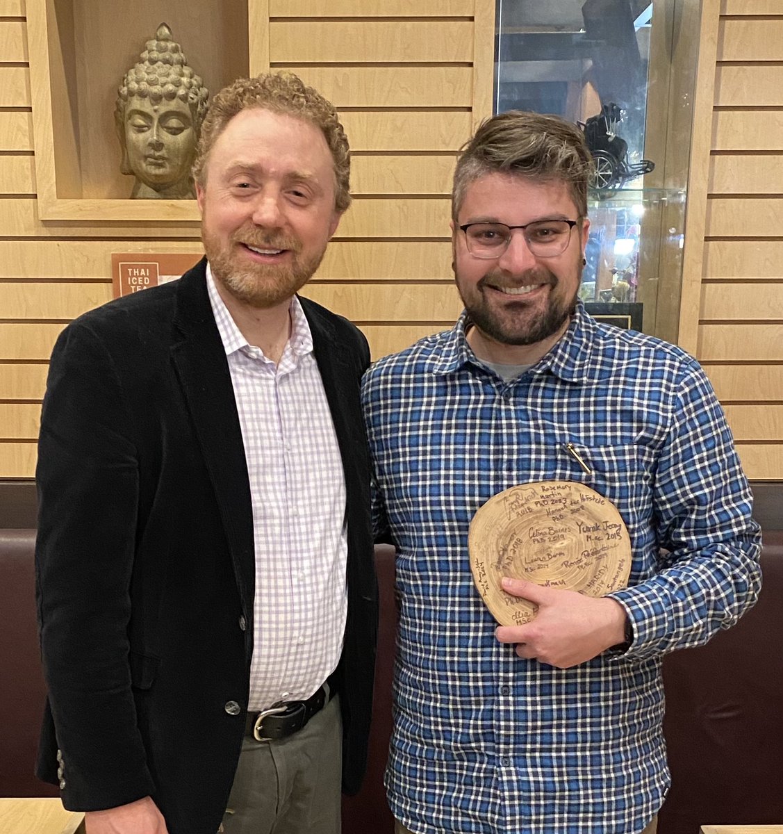 It is a HUGE honour to have the opportunity to train grad students to be great, rigorous, independent scientists. For me, the bound harcopy thesis is the physical manifestation of the journey &amp; what they accomplished. I just received these 3 dissertations in the mail ... 1/2