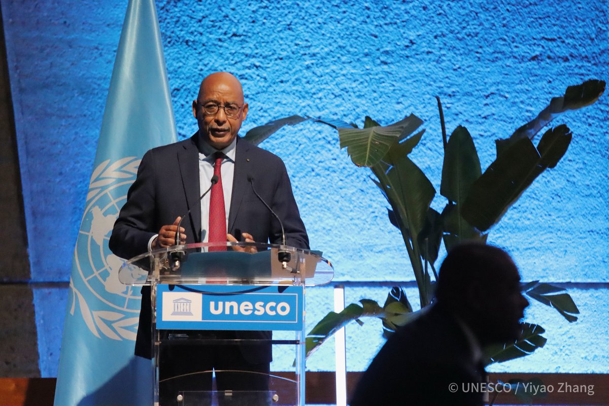 gabramosp's tweet photo. Inspiring opening of @UNESCO’s 2024 #MOSTForum by @NEPAD_Mayaki!

Sobering outlook on the state of #inequalities, #globalization, assault on multilateralism, disconnecting elite and people. 

https://t.co/mOnQVaemRw https://t.co/aJWhbGuo3p
