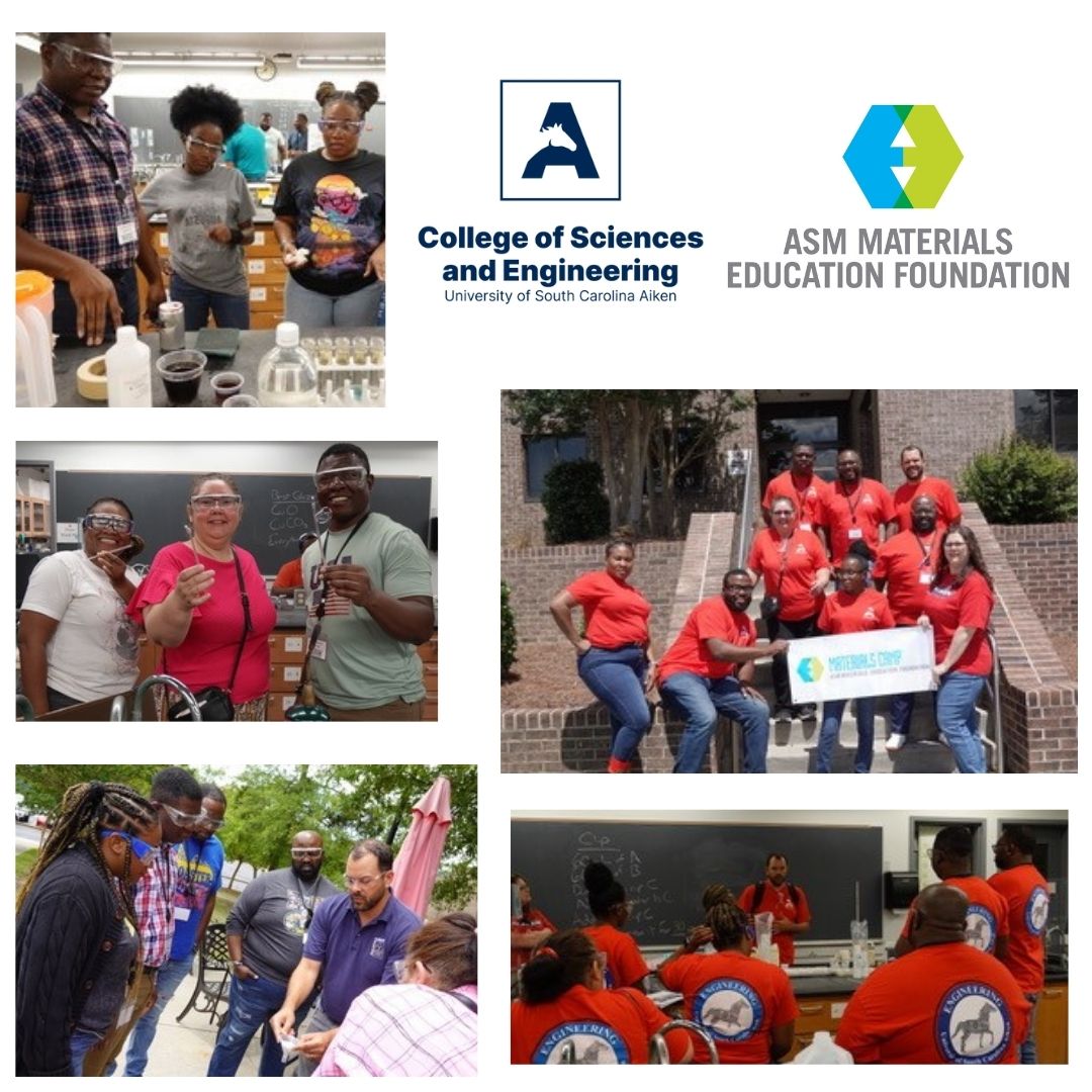 The @uscaiken #Chemistry department had a great time hosting this month’s ASM teachers camp‼️ #asmmaterialscamp #Science #college #USCAiken