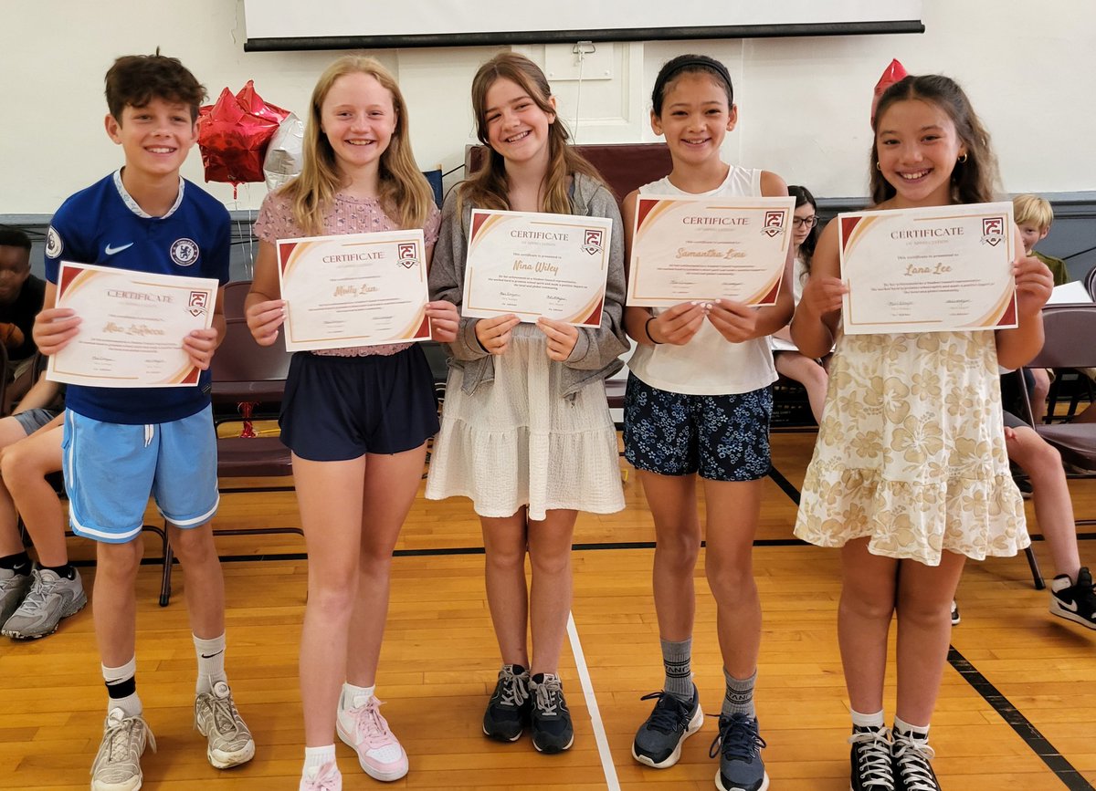 Proud of the leadership these 5th graders showed throughout the year! <a href="/TollGateGrammar/">Toll Gate Grammar School</a> <a href="/MrsMayer_TG/">Mrs. Mayer</a>