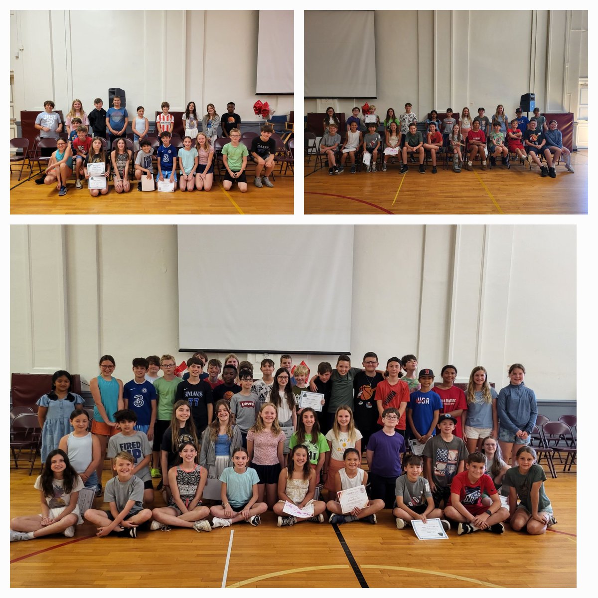 Final Gator Gathering for these 5th graders! <a href="/MrsMayer_TG/">Mrs. Mayer</a> <a href="/TollGateGrammar/">Toll Gate Grammar School</a>