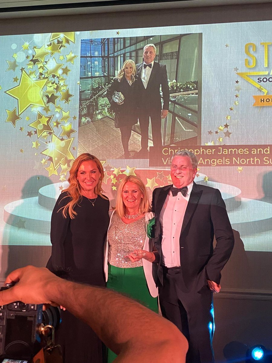 NorthVisiting's tweet photo. Delighted to receive the @SocialCareStars Award for Recruitment and Retention, in a room full of dedicated home care providers from all around the country.
With fierce competition on a national scale we are particularly proud of this recognition.
#starsofsocialcare #awards https://t.co/rRBxX4UIGT