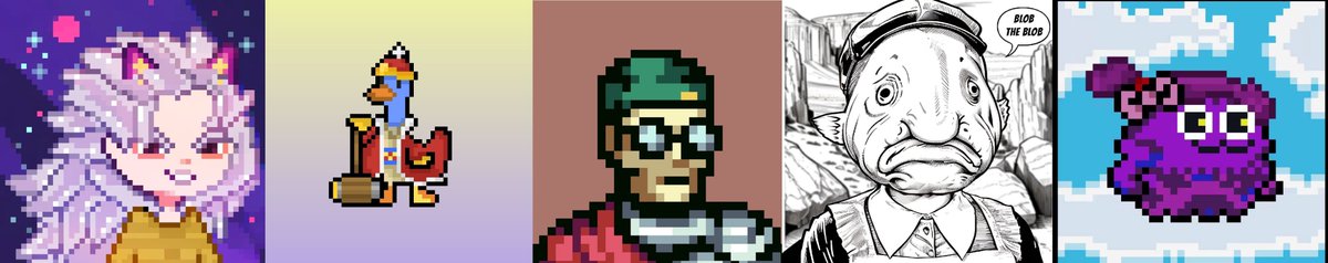 5 Top tier NFT's will be given away from our Underworld Treasury!👀 

🦋- Eternal 
🦆- Memeduck
🎸- Punk
💖- WFC Wadz Trip
🐠- Blobfish Comic

 ❤ + ♻ &amp; Follow <a href="/Underworld_NFTs/">Underworld - NFT Collections ⚛</a> to enter!

Winners will be drawn Monday 24th!

Check out their collections 👇

<a href="/startynft/">starty.stars - Stargaze 💗!</a> <a href="/Memeducknft/">MeMe Ducks 🦆</a>