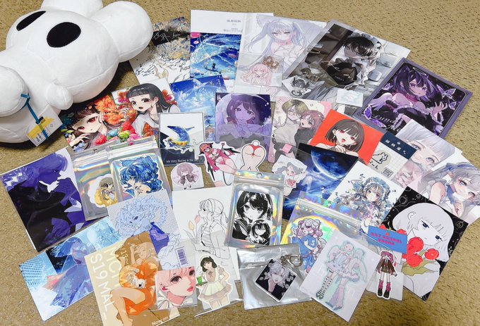 素敵なイベントに参加させて頂き大変楽しかったです🍀素敵な作品を少しづつですがお迎えさせて頂きました✨☺️とってもかわいいもちうさ様…本当にありがとうございます🥹毎日一緒に寝ます🤍
差し入れありがとうございました!少し食べてしまったのですが本当に嬉しかったです☺️
 #MCM4 