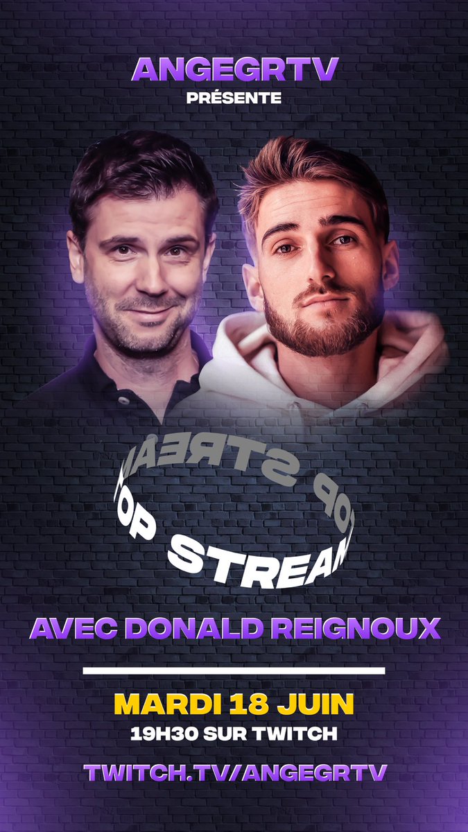 AngeGR_'s tweet photo. Il est la voix française de Titeuf, Spiderman, Phineas et Ferb, J.Eisenberg et bien d’autres ! @DonaldReignoux est notre prochain invité dans #TopStream 🎯

🗓️ Demain à 19h30 sur Twitch (AngeGRTV) https://t.co/kIPdMDQgIh