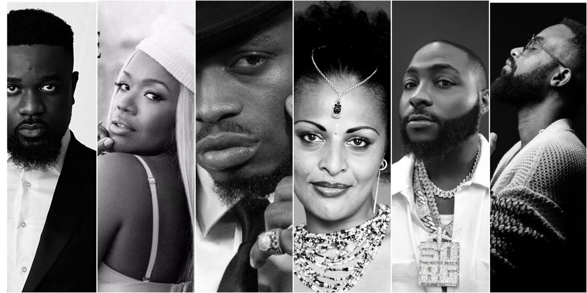 enjoy your #EID_UL_ADHA_mubark with these favorite songs ♥️

🇳🇬 <a href="/davido/">Davido</a> KANTE
🇨🇩<a href="/fallyipupa01/">Fally Ipupa</a> Mayday
🇿🇦TitoM, Yuppe Tshwala Bam
🇹🇿<a href="/diamondplatnumz/">SIMBA..!🦁</a> Komasava
🇬🇭 <a href="/sarkodie/">Sarkodie</a> Can't let you go
🇪🇬<a href="/Wegzkrofficial/">ويجز - Wegz 🇪🇬</a> - El Bakht
🇷🇼@afsanamuzik Bingini
🇦🇴<a href="/Annajoyce0/">A MOTHER</a> Medo
🇿🇼<a href="/holytenmusic/">Holy Ten</a> Delilah