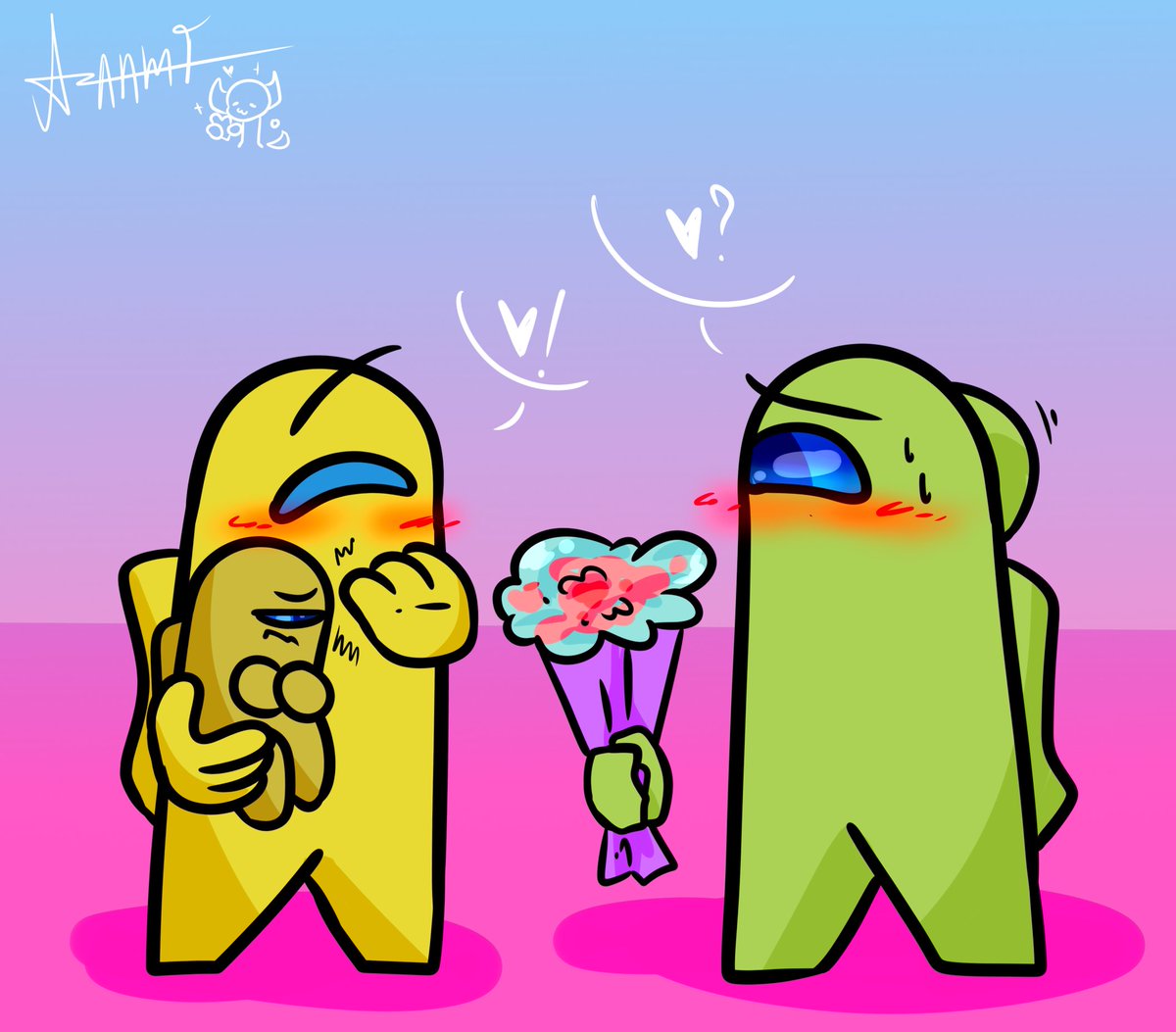 ANE_KOT's tweet photo. #amongus #rodamrix #rodamrixfanart #Lime #Yellow #LimeYellow #amongusart Lime x Yellow
!Google translet!
Я решила нарисовать эту парочку)
I decided to draw this couple)
❤️❤️❤️ https://t.co/9r8ZMMzOhl
