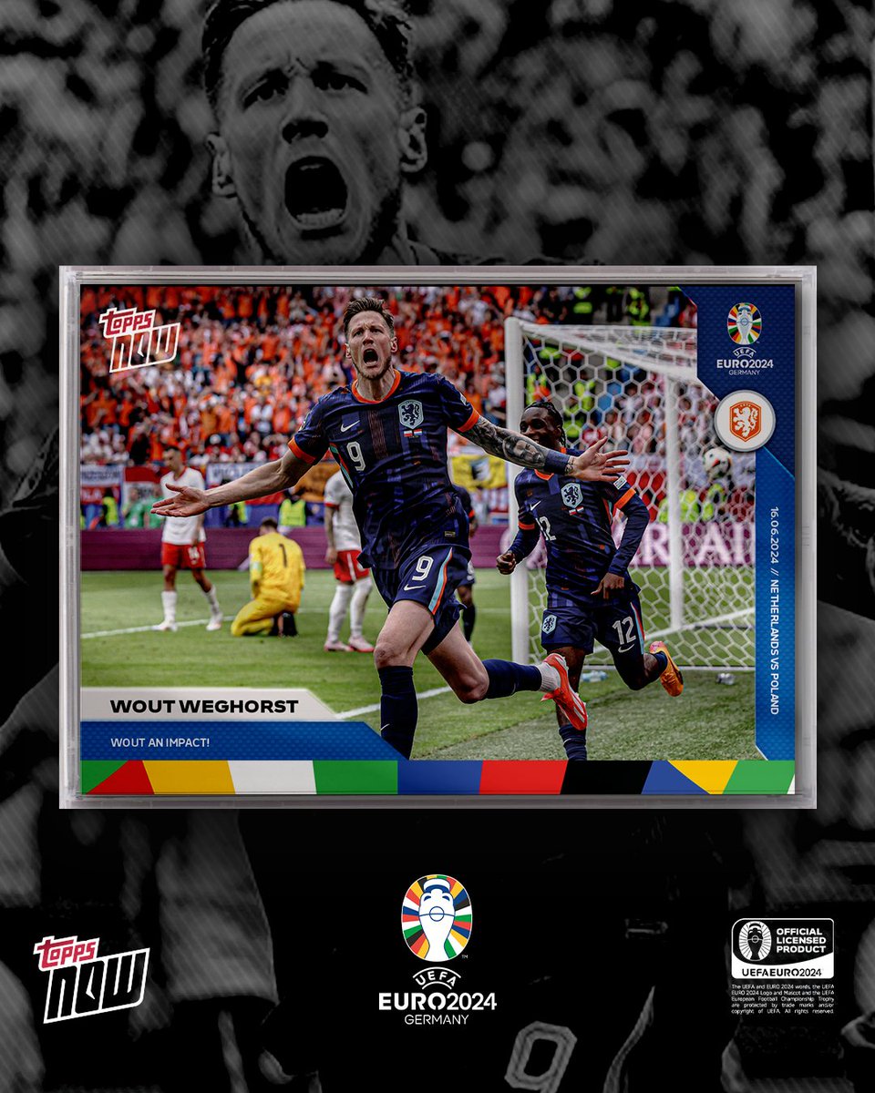 Topps_UK's tweet photo. ๐ UEFA EURO 2024โข Topps Nowยฎ are live!
With incredible moments from:
๐ฉ Group A: ๐ญ๐บ ๐ ๐จ๐ญ
๐ฆ Group B: ๐ฎ๐น ๐ ๐ฆ๐ฑ
๐จ Group D: ๐ต๐ฑ ๐ ๐ณ๐ฑ
๐จ Available on https://t.co/mj1h0dgN9S now ๐จ
#ToppsNow #EURO2024 #HUNvSUI #ITAvALB #POLvNED https://t.co/PEOT02RxAz