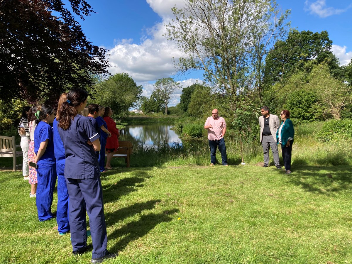 Today the sun shone as a memorial tree in memory of healthcare workers who have died by suicide was planted at Harefield Hospital, Uxbridge.

Adam Rowland, a trainee advanced critical care practitioner who has worked at Harefield Hospital since qualifying as a nurse in 2010,