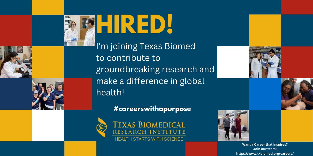 Happy first day as not a student! <a href="/txbiomed/">Texas Biomedical Research Institute</a> 
 #careerswithapurpose