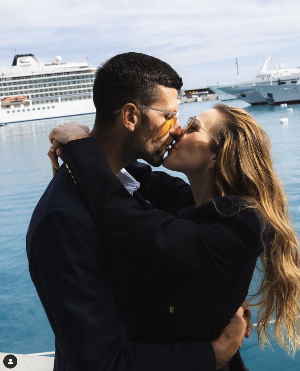 Novak Djokovic on IG:

"Happy birthday to the greatest wife, mother, friend, partner, leader, teacher, inspiration I could wish for. My doubles partner for life, Jelena." 🥹❤️