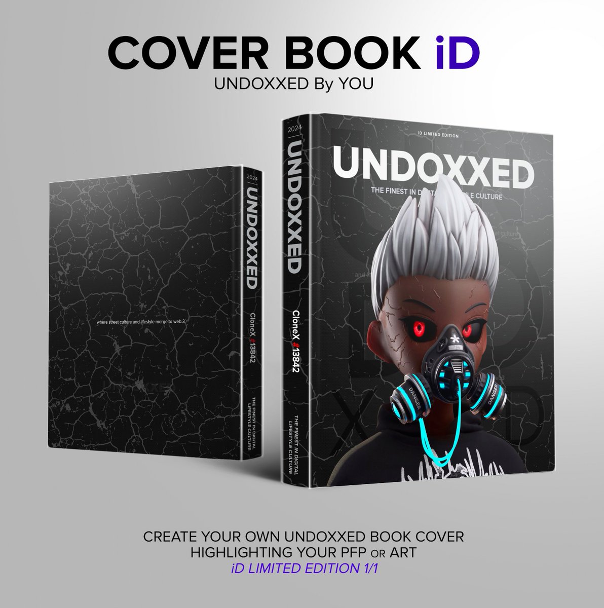 VinyDome75's tweet photo. ποΈ Wanna make your book cover legit?
With the UNDOXXED Custom Cover iD Program, you can drop your vibe on it. @UNDOXXEDBOOK
Pick your art, slap on your tagline, and let it shine. Jump in now!
π₯π #UndoXXed #CustomCover #Web3Vibes #iD
https://t.co/0DwSTgeCqW
@RTFKT @RTFKTcreators