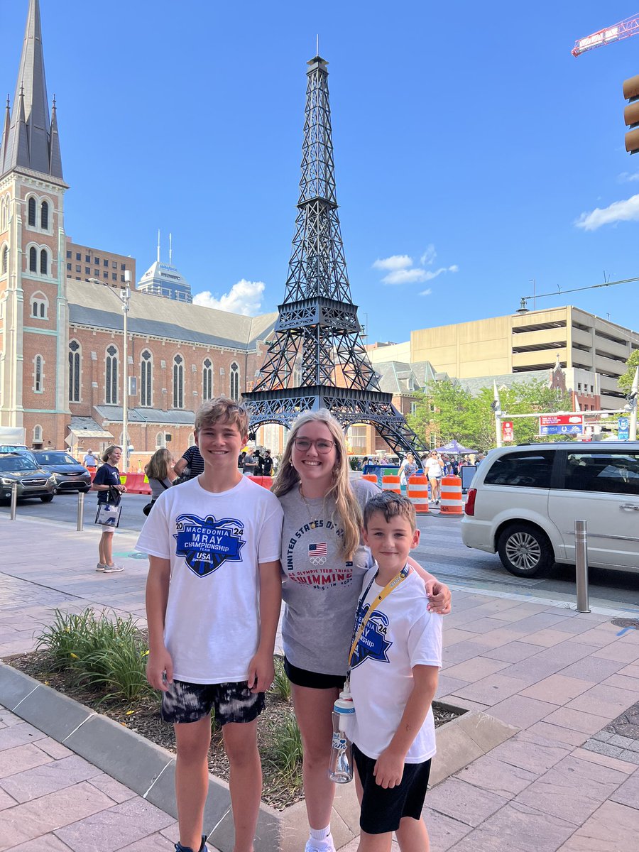 Great weekend of swims and memories in Indianapolis. Can’t wait for Paris! <a href="/USASwimming/">USA Swimming</a>