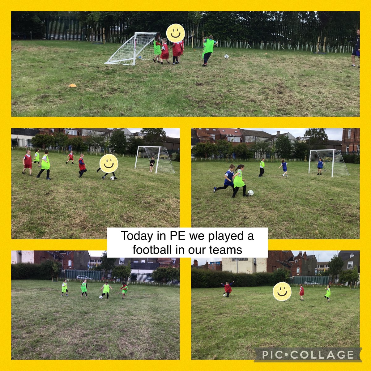 YR2HMSHumber's tweet photo. Today in PE we played some football games in our teams. We really enjoyed playing together and working as a team. @DeltaStrand #Monsterkickabout #NSSW2024 @YouthSportTrust @YourSchoolGames https://t.co/M81YxcQu2m