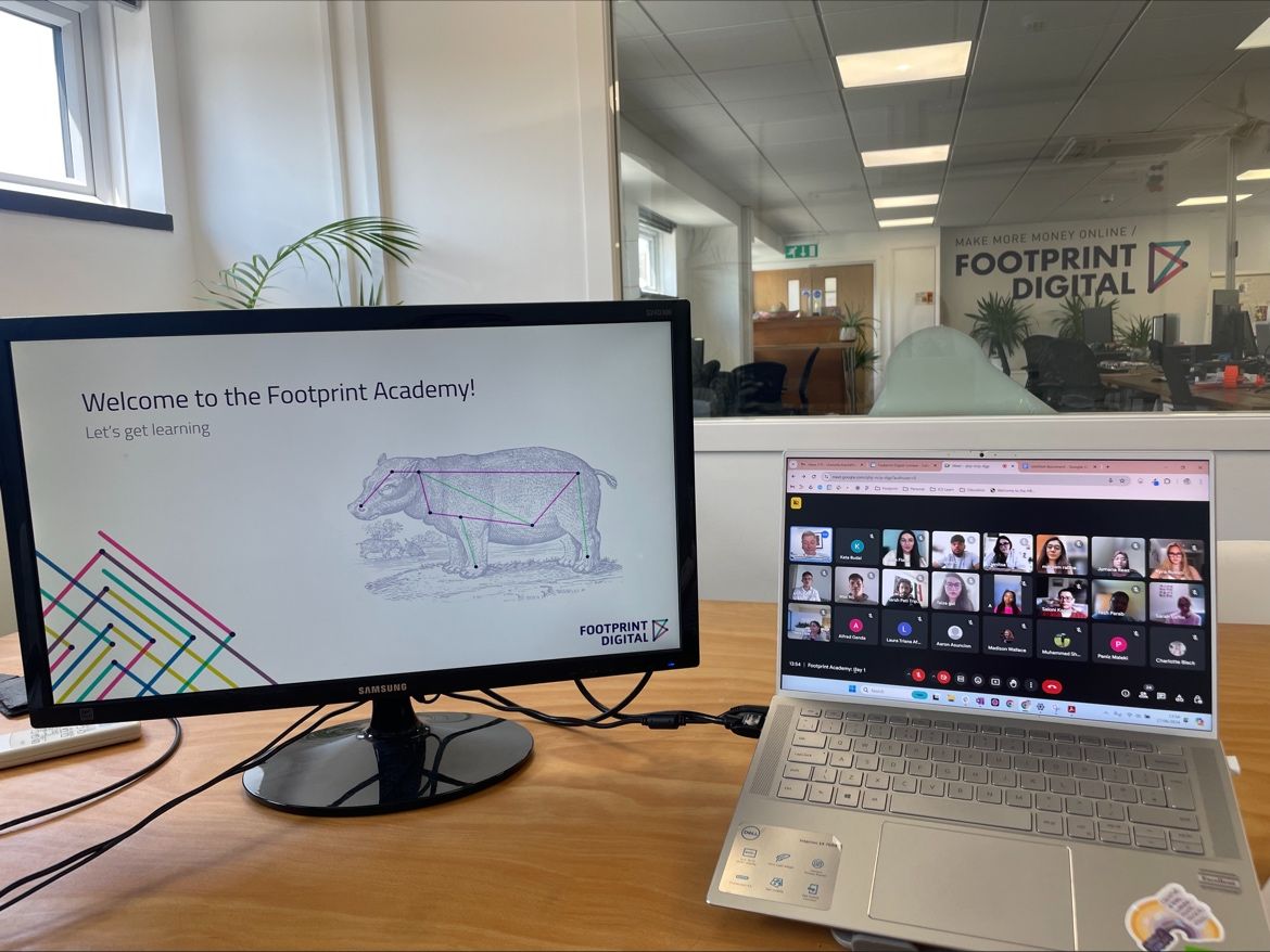 Day 1 of the Footprint Digital Academy is well underway! Today we’re covering project management and client communications (including meeting and speaking to real life clients for the first time)🤩🎉