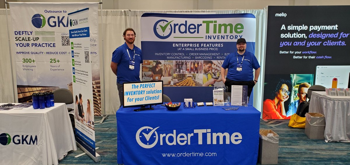 Jason and Michael from Order Time Inventory are at Scaling New Heights 2024! Come visit us at booth #8 to learn about our all-in-one inventory solution. We’re here to help your clients with inventory control and order management. Let’s chat! #Inventory #SmallBusiness #SNH24