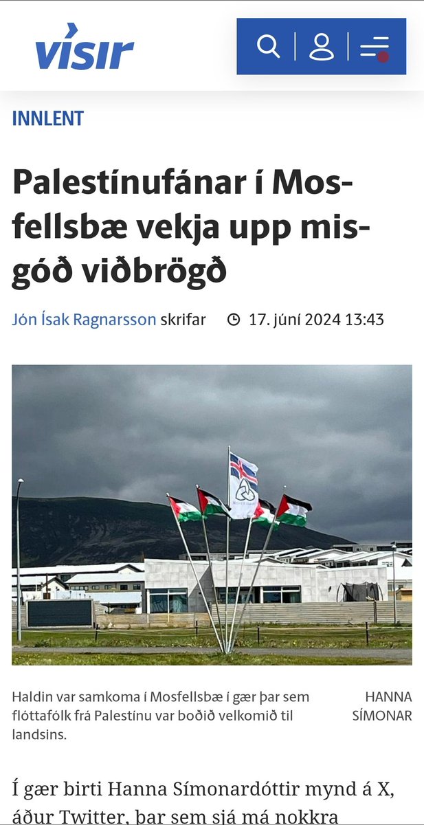 Hanna Sím er mögnuð kona. Gefur vinnu og tíma til að gefa fólki, frá allskonar löndum sem kemur úr ömurlegum aðstæðum, líf og heimili. Bókstaflega 3-4 náungar á Twitter finna að þessu og <a href="/visir_is/">Vísir</a> sér ástæðu til að slá því upp í frétt. Þvílíkt sorp. Skammarleg blaðamennska.