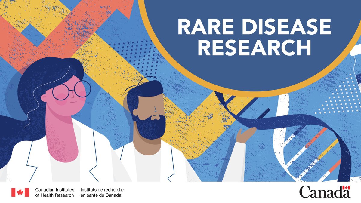 CIHR_IRSC's tweet photo. Dr. @Marshall_HEcon, @DrReshmaAmin & their teams have been awarded a grant to improve the tracking of #RareDiseases in Canada. Congratulations!
Details: https://t.co/Kuwy6D1JEV https://t.co/M6NtPPs4vC