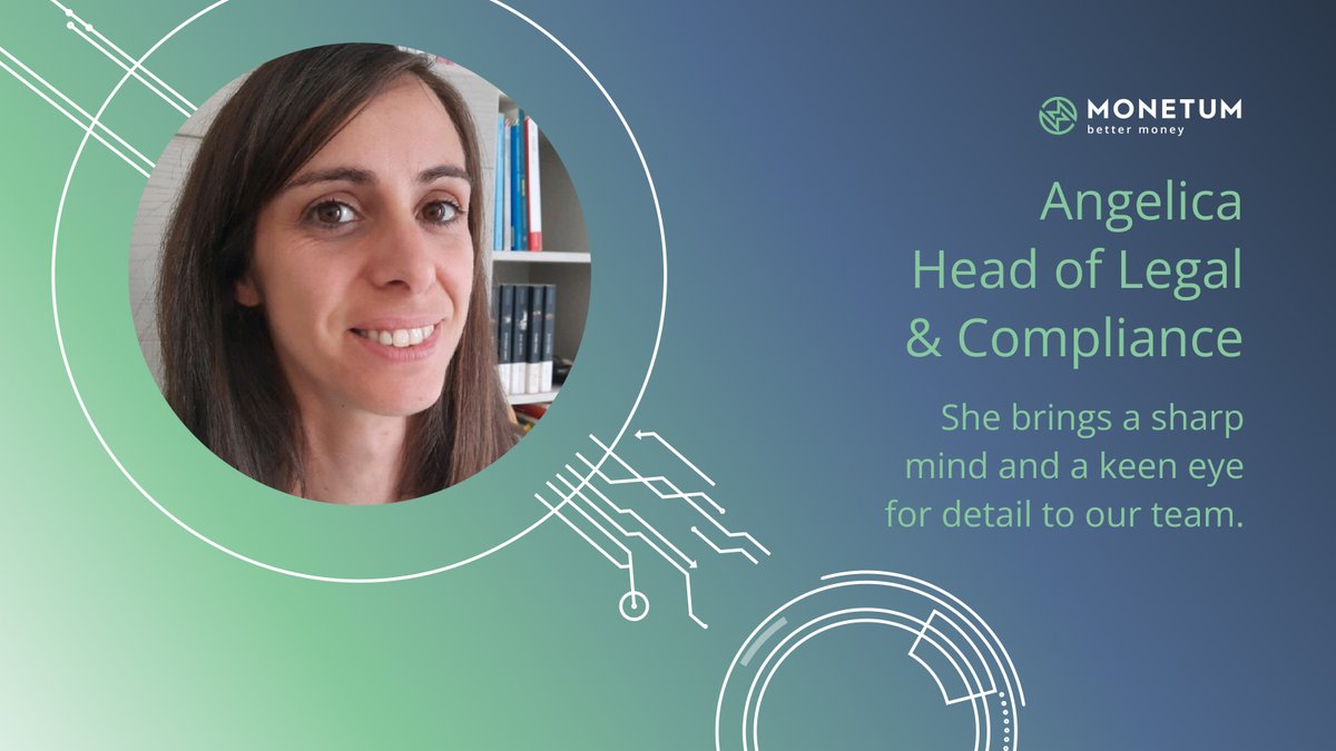 monetum_ita's tweet photo. Introducing Monetum’s legal eagle, Angelica! 
With her sharp mind and keen eye for detail, she is one of the pillars in the company making sure of all things legal and keeping our operations running smoothly. 

https://t.co/QyXw9kSJ5J

#TeamMonetum #LegalEagle https://t.co/2vfmQ54LeM