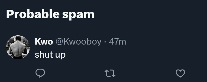 nayeonimi's tweet photo. @Kwooboy love how twitter saw your reply as spam. https://t.co/cu8EleBnk7