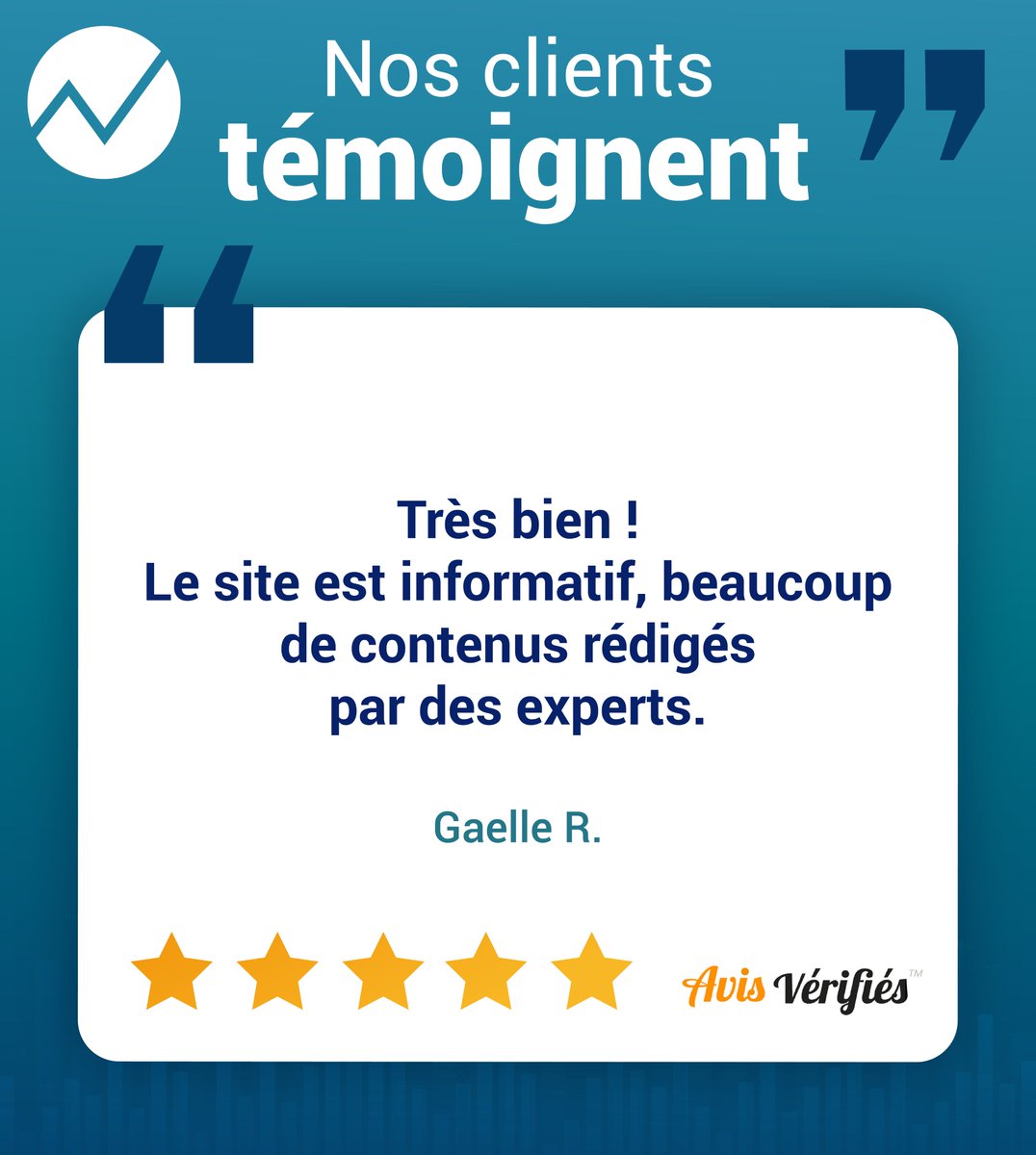 Votre avis compte ! 💖

Grâce à nos experts IT, nous offrons à la communauté de Netinvestisseurs des contenus complets et accessibles, rédigés avec soin par nos conseillers en gestion de patrimoine, pour vous accompagner dans vos projets d'investissement. 🤝

#Avis #Clients
