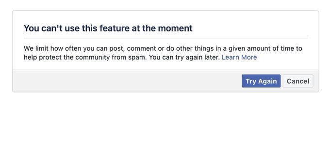 Day 12? of trying to log into Facebook (so I can play with ads).  I get this every time I try to reset