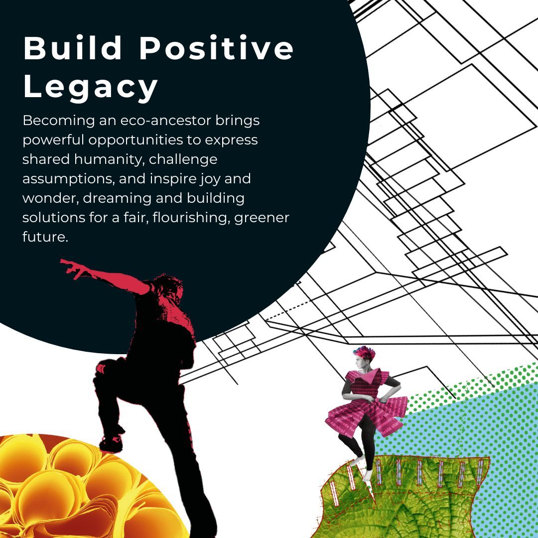 Become an eco-ancestor - it's time to acknowledge our unique position and take meaningful action at this tipping point in history 🔄 

Support climate justice and work towards decolonising the arts 💪