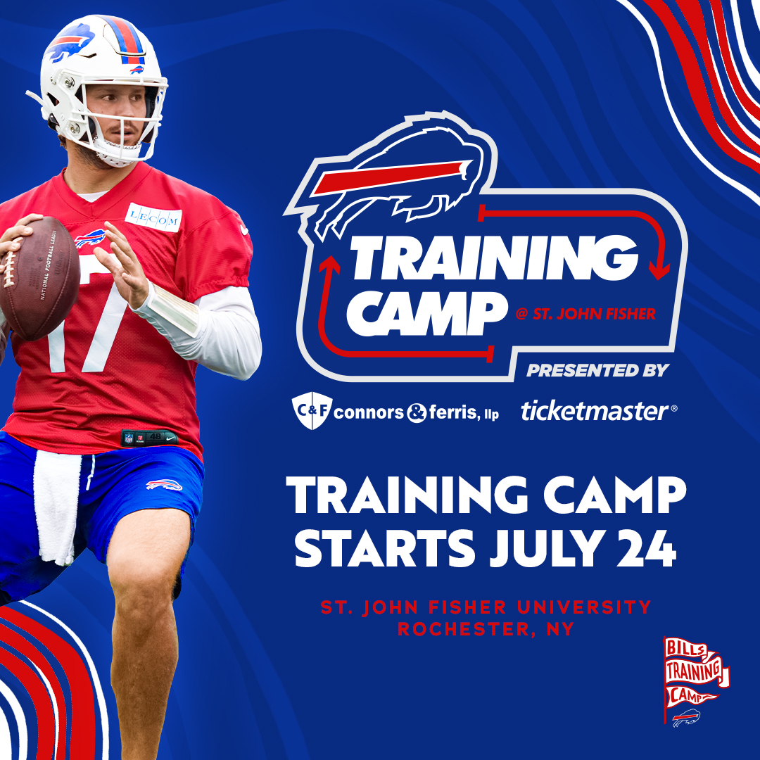 BuffaloBills's tweet photo. Our 2024 Bills Camp schedule is here!

Everything you need to know: https://t.co/xfTUD2soJ5 https://t.co/op8vvXfaM7