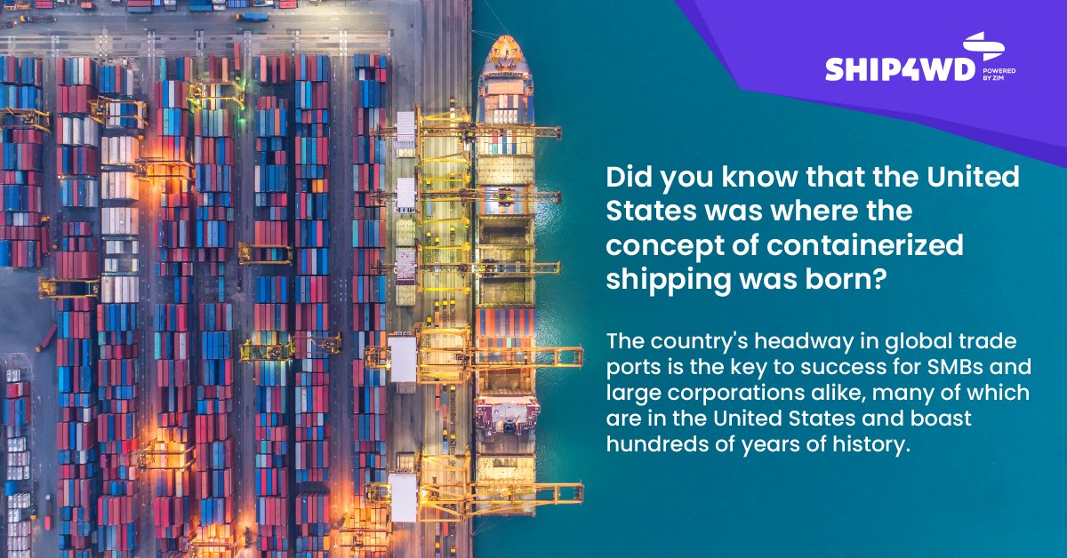 Can you name seven main container shipping ports in the USA? 🚢 🇺🇸 
Read the Ship4wd blog to learn more. 💭ship4wd.com/logistics-ship…

#internationalshipping #exporters  #InternationalTrade #freightforwarder #digitalfreightforwarder #importers #importerexporter #supplychain