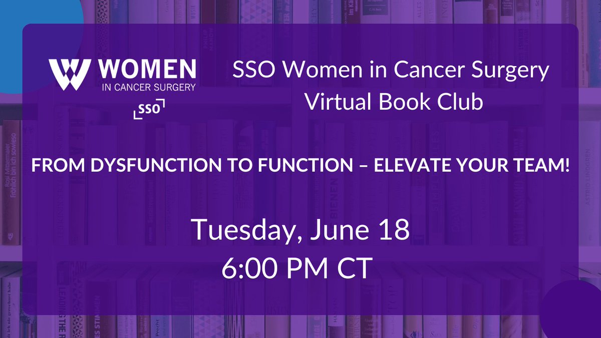 Women in Cancer Surgery tweet media