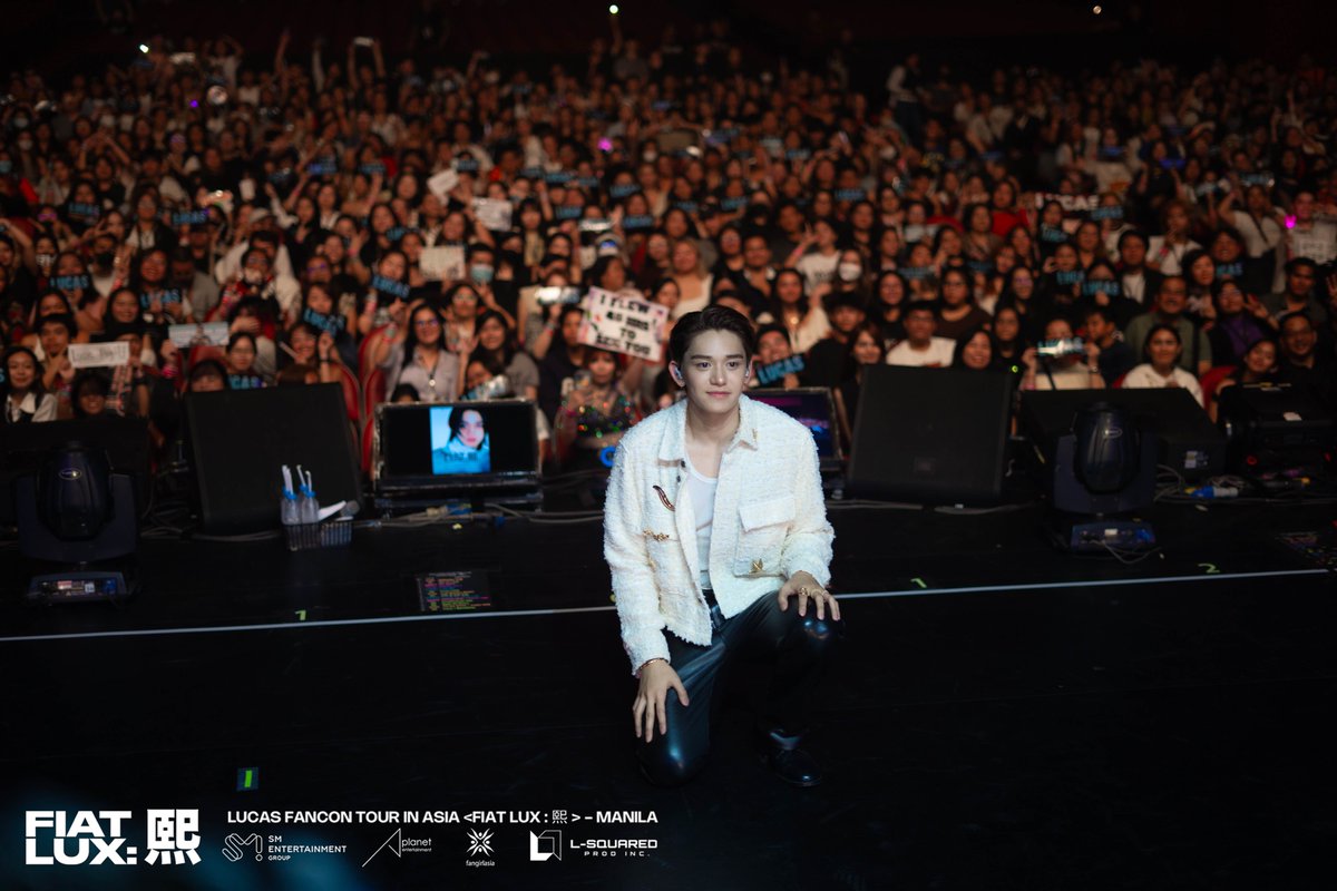 LSquaredProdPH's tweet photo. Hands down, we had the best time with the best crowd.  🫶🏻🦁

#LUCAS #FIATLUX #FANCON #TOUR
#LSquaredProdPH #LucasFirstFanconTourInManila https://t.co/vSVMV2MroK